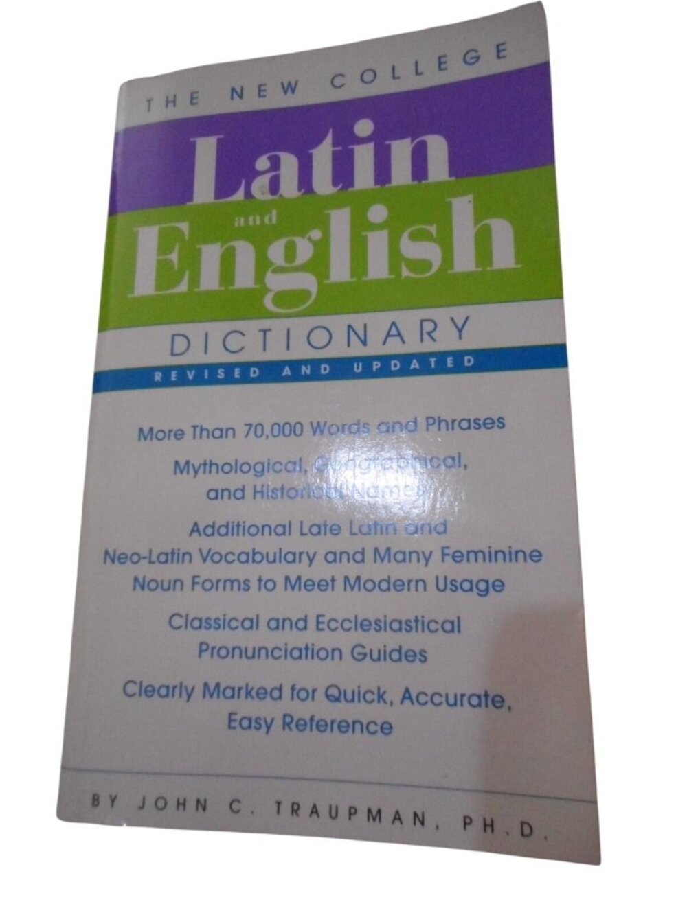 The Bantam New College Latin & English Dictionary - mass market paperback